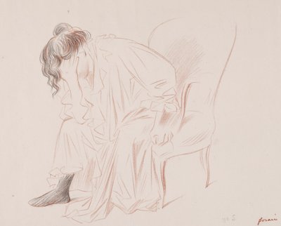 Woman Seated by Jean Louis Forain