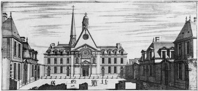 View of Hopital des Incurables by Jean Marot