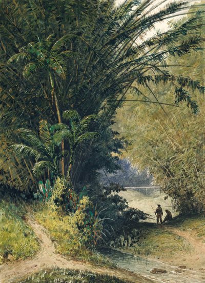 A Bamboo Grove in Trinidad by Jean Michel Cazabon