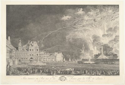 The Fireworks by Jean Michel Moreau
