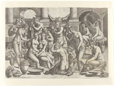 Bathing Nymphs by Jean Mignon