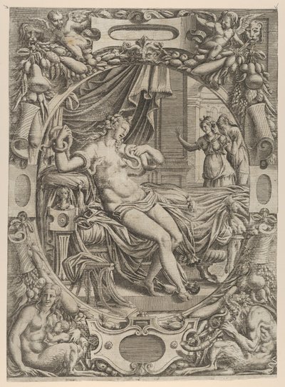 Cleopatra Bitten By an Asp, 1535-55 by Jean Mignon