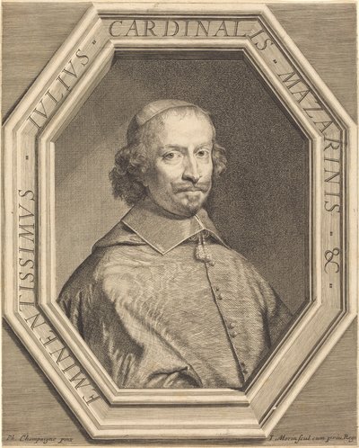 Cardinal Mazarin by Jean Morin after Philippe de Champaigne