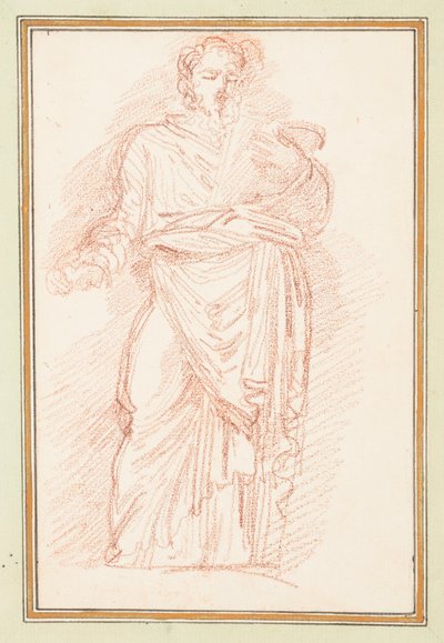 Robed Figure with Tie Around Waist by Jean Robert Ango