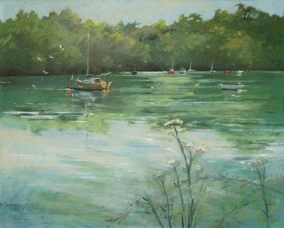 Salcombe Batson Creek by Jennifer Wright