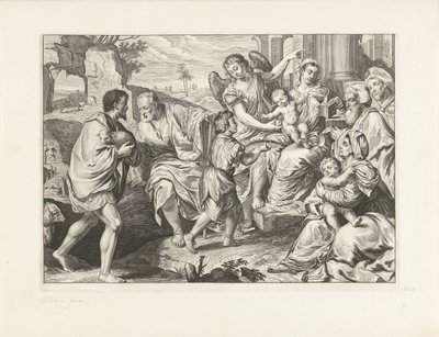 The Holy Family in the Company of Others by Jeremias Falck