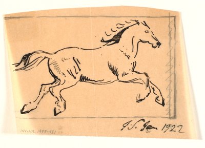 Galloping Horse by Joakim Frederik Skovgaard
