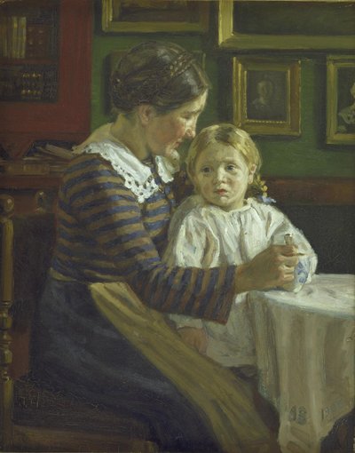 Marie Being Fed by Joakim Frederik Skovgaard