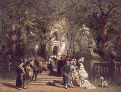 After Church by Johan Friedrich Hennings