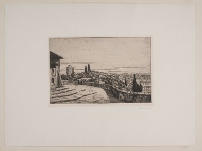 View over Rome from Janiculum Hill by Johan Rohde