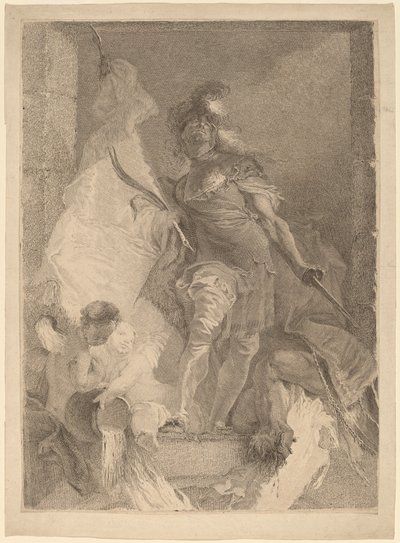 Saint Florian by Johann Beheim after Franz Anton Maulbertsch