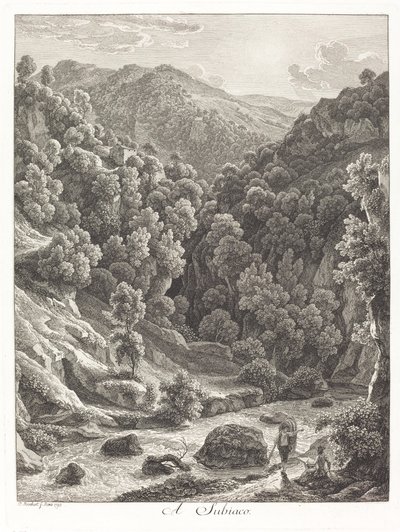 Near Subiaco by Johann Christian Reinhart