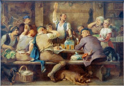 Apple Wine Tavern in Sachsenhausen by Johann Heinrich Hasselhorst