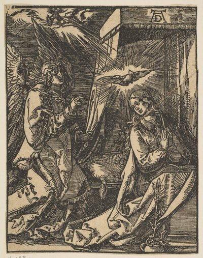 The Annunciation (detail) by Johann Mommard