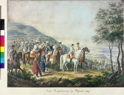 Archduke Franz Siege of Belgrade 1789 by Johann Nepomuk Hoechle