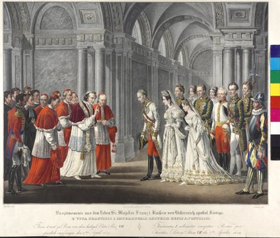 Reception at the Pope 1819 by Johann Nepomuk Hoechle