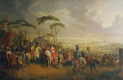 Entry of Emperor Frederick III into Rome by Johann Nepomuk Höchle