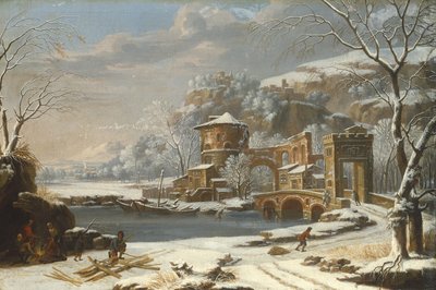 Winter Landscape, 1674 by Johann Oswald Harms