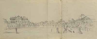 Josefstadt Glacis with Palais Trautson by Johann Peter Krafft