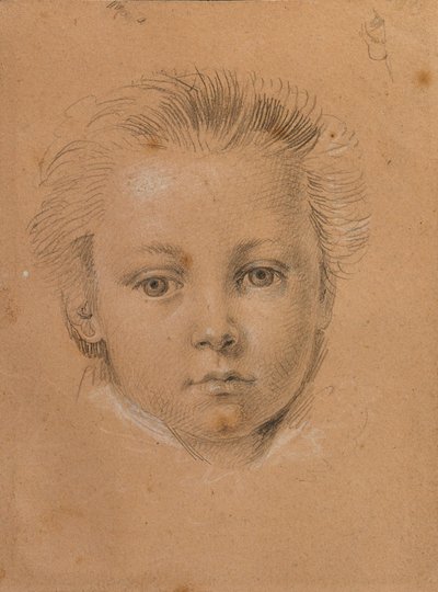 Head Study of a Boy by Johann Peter Krafft