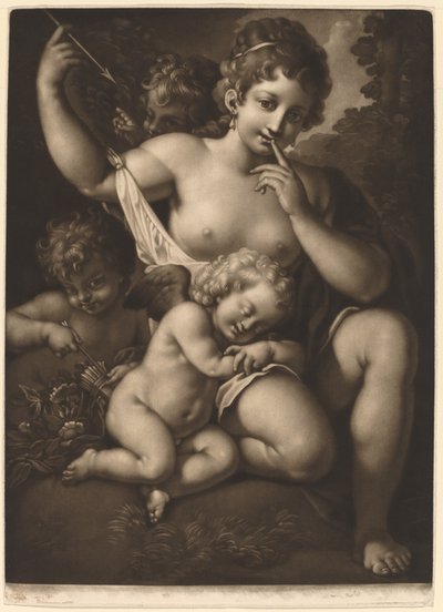 Venus and Amor by Johann Peter Pichler