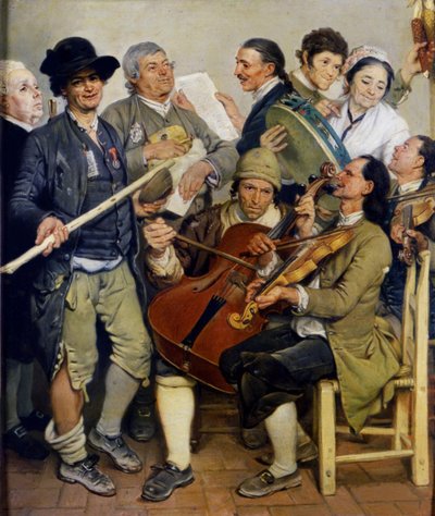 Musicians La Scartocciata by Johann Zoffani