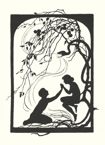 Johanna Beckmann Silhouette (litho) by Johanna Beckmann