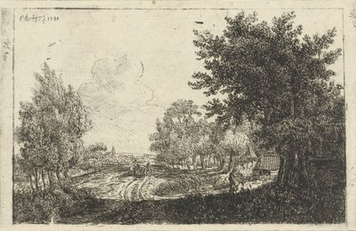 Landscape with Farmer