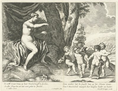 Venus and Dancing Putti by Johannes Gronsveld