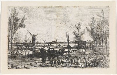 Dutch Landscape by Johannes Tavenraat