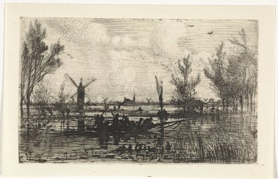 Dutch Landscape by Johannes Tavenraat