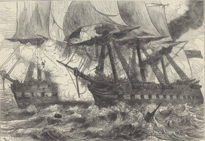 Sea Battle by Walter Charles Mills