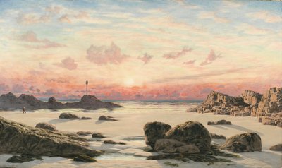 Bude Sands at Sunset, 1874 by John Brett
