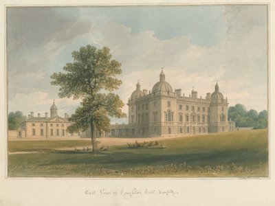 Norfolk - Houghton Hall by John Chessell Buckler