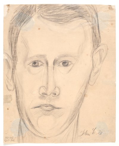 Self-Portrait en face by John Christensen