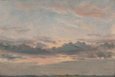 A Cloud Study, Sunset by John Constable