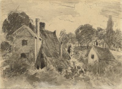 Cottages by John Constable