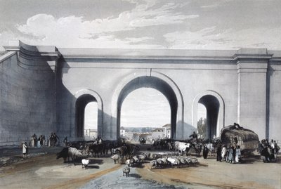 Railway Bridge at Chippenham, Wiltshire, 1846 by John Cooke Bourne