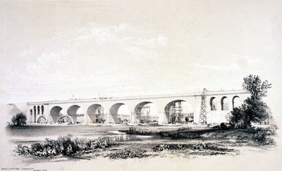 Wolverton Viaduct, August 1837 by John Cooke Bourne