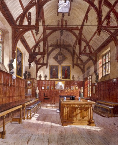 Staple Inn hall, London, 1882 by John Crowther