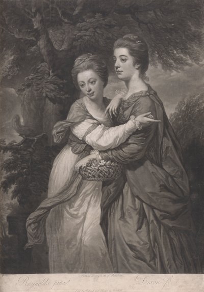 Elizabeth and Emma Crewe by John Dixon