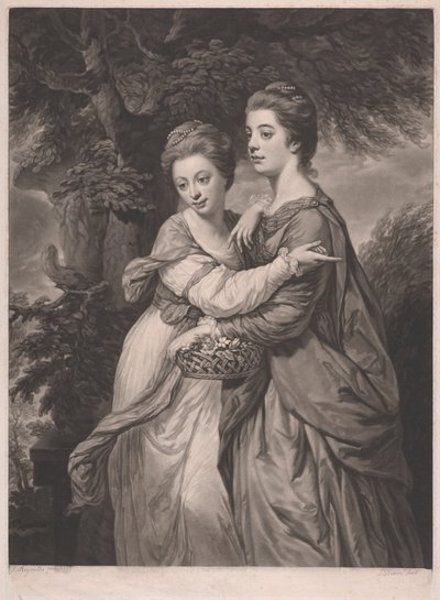 Miss Emma and Miss Elizabeth Crewe by John Dixon