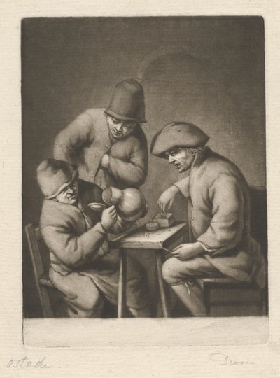 Peasants Drinking by John Dixon