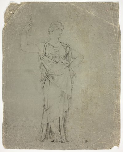 Ancient Statue of Standing Female Figure by John Downman