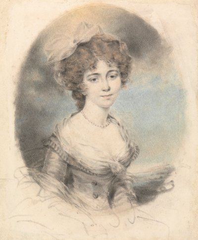 Portrait of a Lady, Facing Front by John Downman