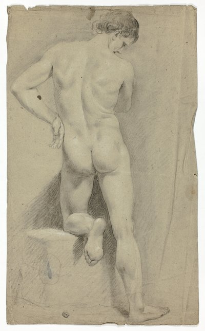 Standing Nude from the Back by John Downman