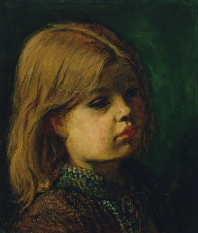 Head of a Girl by John Everett Millais