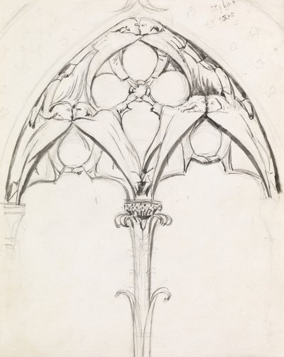 Study for a Window Design by John Everett Millais