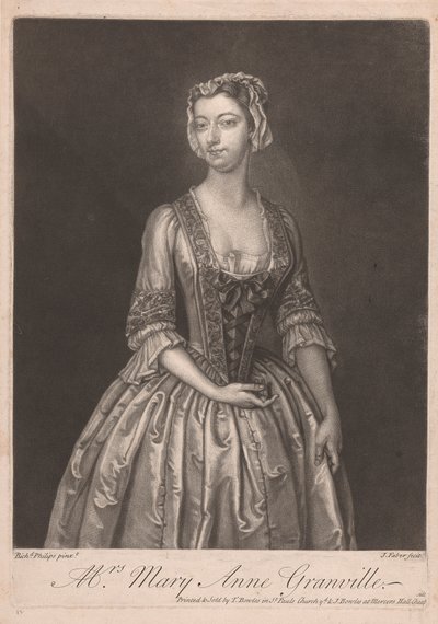 Mrs Mary Ann Granville by John Faber the younger