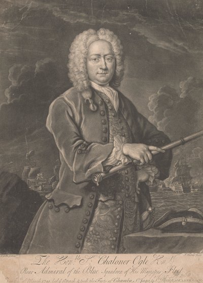 Sir Chaloner Ogle by John Faber the younger